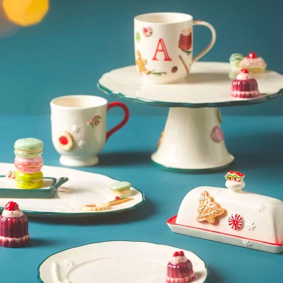 NWT Holifaye Stoneware Monogram Mug Initial N - Picture 7 of 8